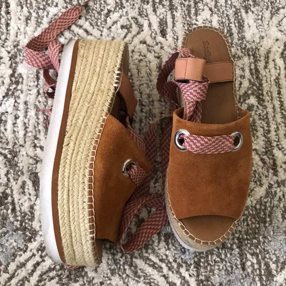 See by Chloe platform espadrilles